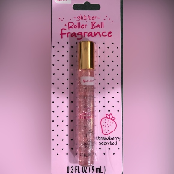 2‎ glitter roller ball roll on strawberry fragrance new - Picture 1 of 5